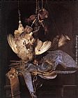 Still-Life with Hunting Equipment and Dead Birds by Willem van Aelst
